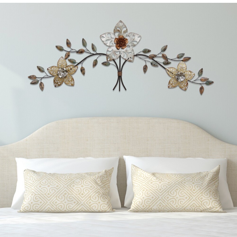 Rustic Metal Flower wall decor rustic contemporary